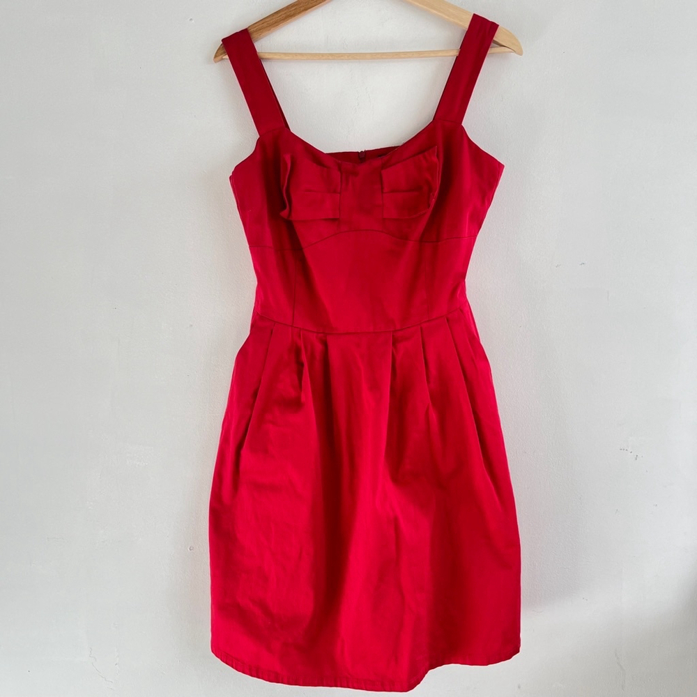 Birds of North America Red Dress Size 10